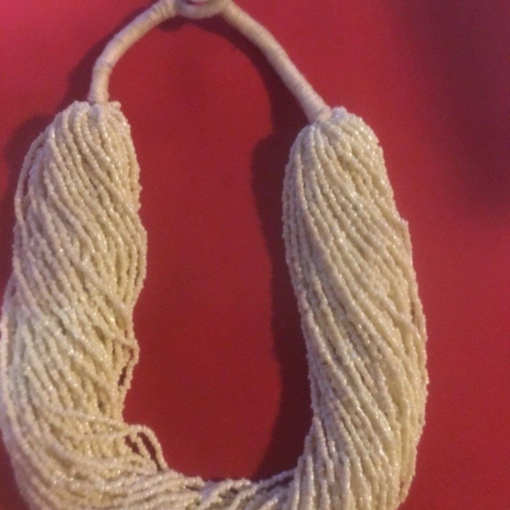 Seed Bead Multi strand Necklace